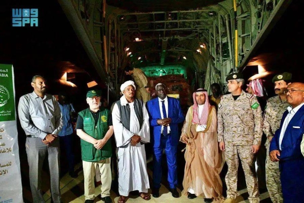 Second Saudi plane carrying relief supplies arrives in Sudan
