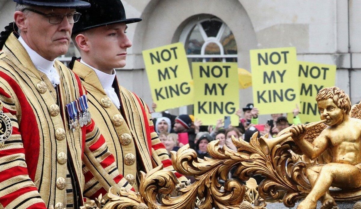 "Not My King": Anti-Monarchy Protesters Arrested During UK Coronation