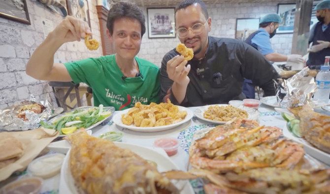 YouTube star Mark Wiens tucks into Saudi feast