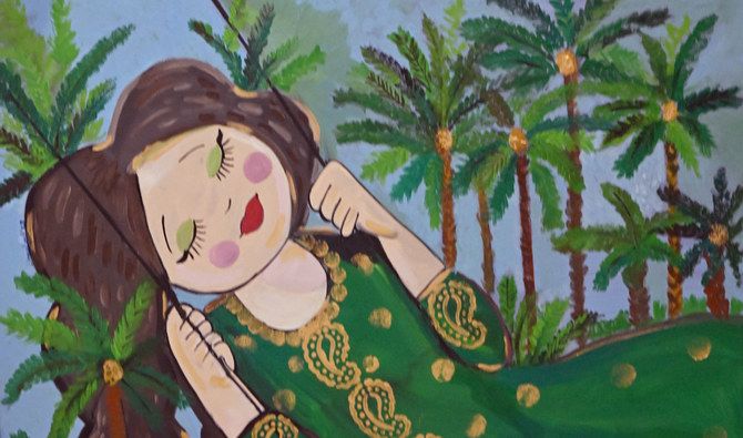 Gulf artists celebrate Saudi Vision 2030 with painting, fashion collections