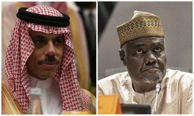 Saudi FM discusses situation in Sudan with African Union Commission chairperson