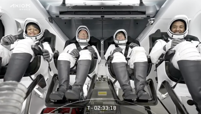 Saudi astronauts successfully launch toward Space Station