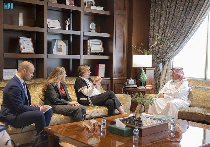 Saudi education minister meets Global Partnership for Education CEO 