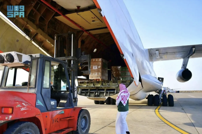 Eighth Saudi aid plane arrives in Sudan