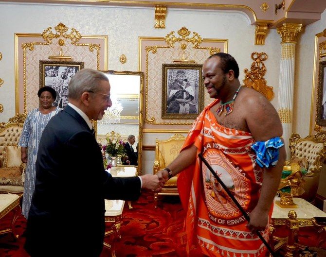 Eswatini king says keen to develop Saudi ties during talks with envoy