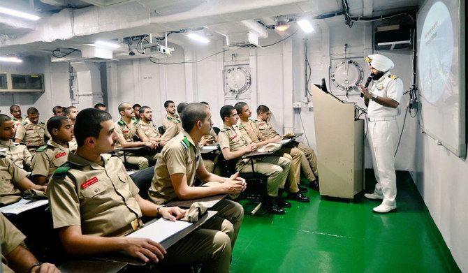 Saudi naval cadets take part in first joint exercise with Indian Navy