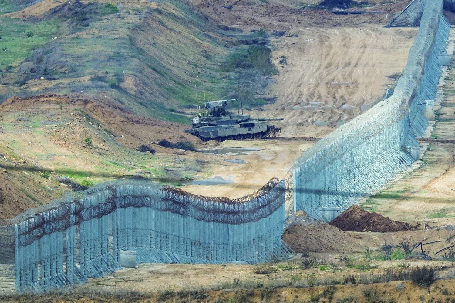 Israel has been working since November to establish a buffer zone along ...