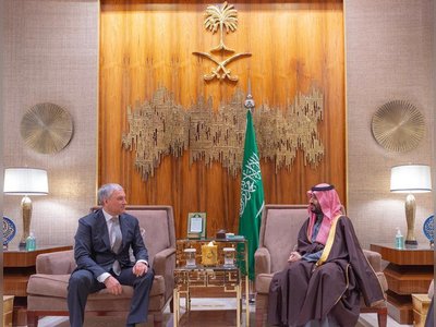 Saudi crown prince receives chairman of Russia’s State Duma