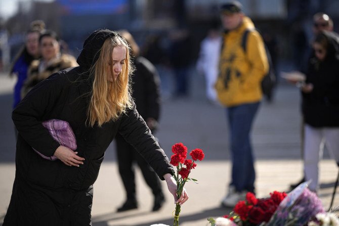 143 قتيلاً في هجوم قاعة حفلات موسيقية في موسكو مسؤولية الإرهابية المتطرفة: 80 جريحاً و 11 اعتقالاً