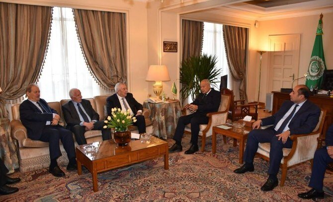 מזכיר הליגה הערבית, אחמד אבול גייט, נפגש עם מנהיגי פת"ח כדי לדון בהסכמה הפלסטינית ובמדינת פלסטין