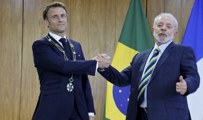 ماكرون و لولا يتحدون حول القضايا العالمية، ويتعاملون مع الخلافات حول أوكرانيا في قمة برازيليا