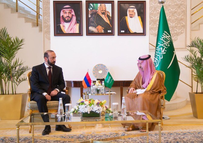 Saudi and Armenian Foreign Ministers Discuss Bilateral Relations and Regional Issues in Riyadh