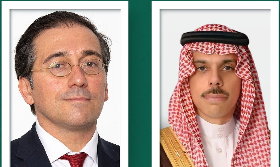 Prince Faisal bin Farhan Conducts Phone Call with Spain’s Foreign Minister