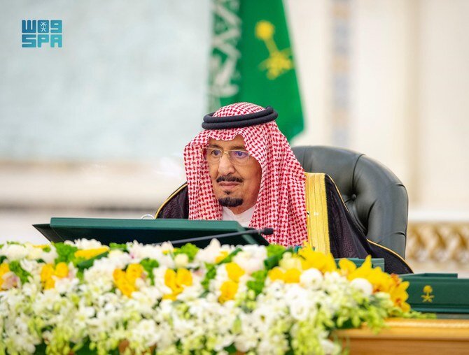 King Salman Discusses Regional Dynamics and Global Affairs with Cabinet, Calls for Israeli Ceasefire and Support for Palestinians