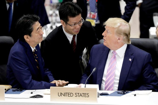 Trump Meets with Former Japanese Prime Minister Aso Amid Criminal Trial and Tariff Threats