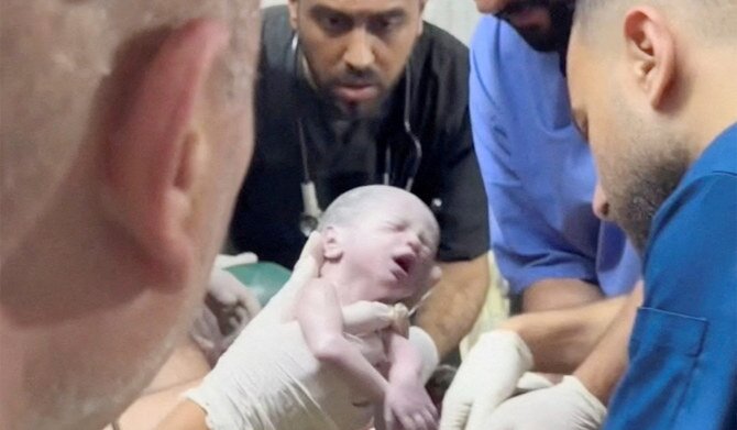 Miracle Baby Survives After Mother Killed in Israeli Strike in Gaza