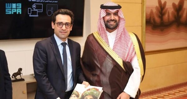 Prince Badr of Saudi Arabia and French Minister Stéphane Séjourné Discuss Cultural Cooperation and Saudi Participation in Paris Camel Parade