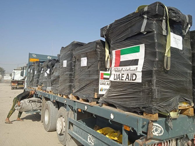 UAE Delivers 400 Tonnes of Food Aid to Gaza, Feeding 120,000 People; Emirates and ANERA Collaborate on Humanitarian Efforts
